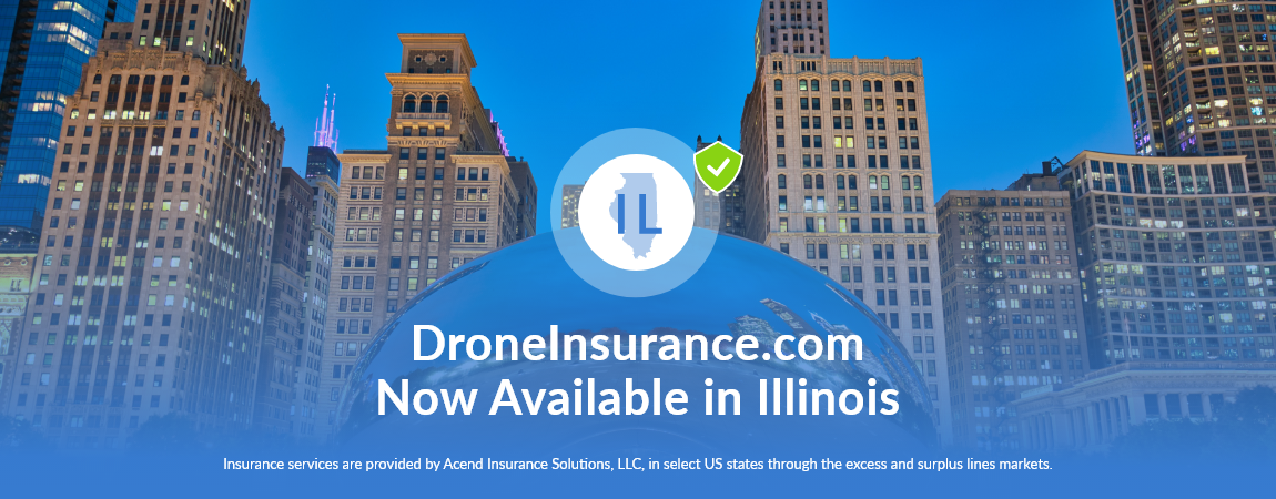 DroneInsurance.com Launches in Illinois for Commercial Drone Pilots